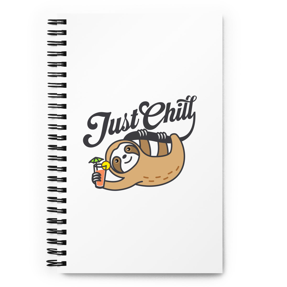 Just Chill Spiral notebook